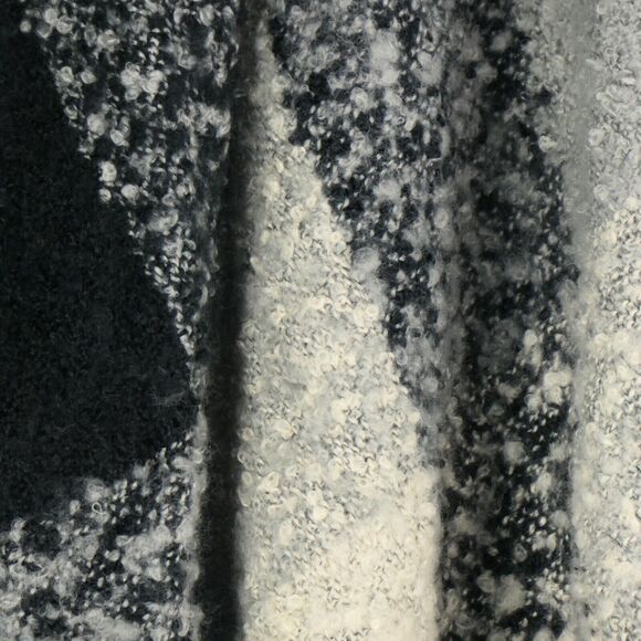 Woolrich Poncho Womens One Size Buffalo Plaid Sweater Fringe Cozy Layered Look - Picture 4 of 8